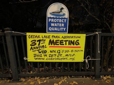 Cedar Lake Park Association 37th Annual Meeting